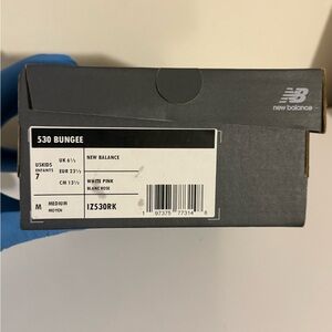 New Balance 530 Bungee Shoes - White and Pink